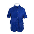 Unisex Creation Atelier - Lühikeste käistega pluus, suurus 42 - Sinine ()