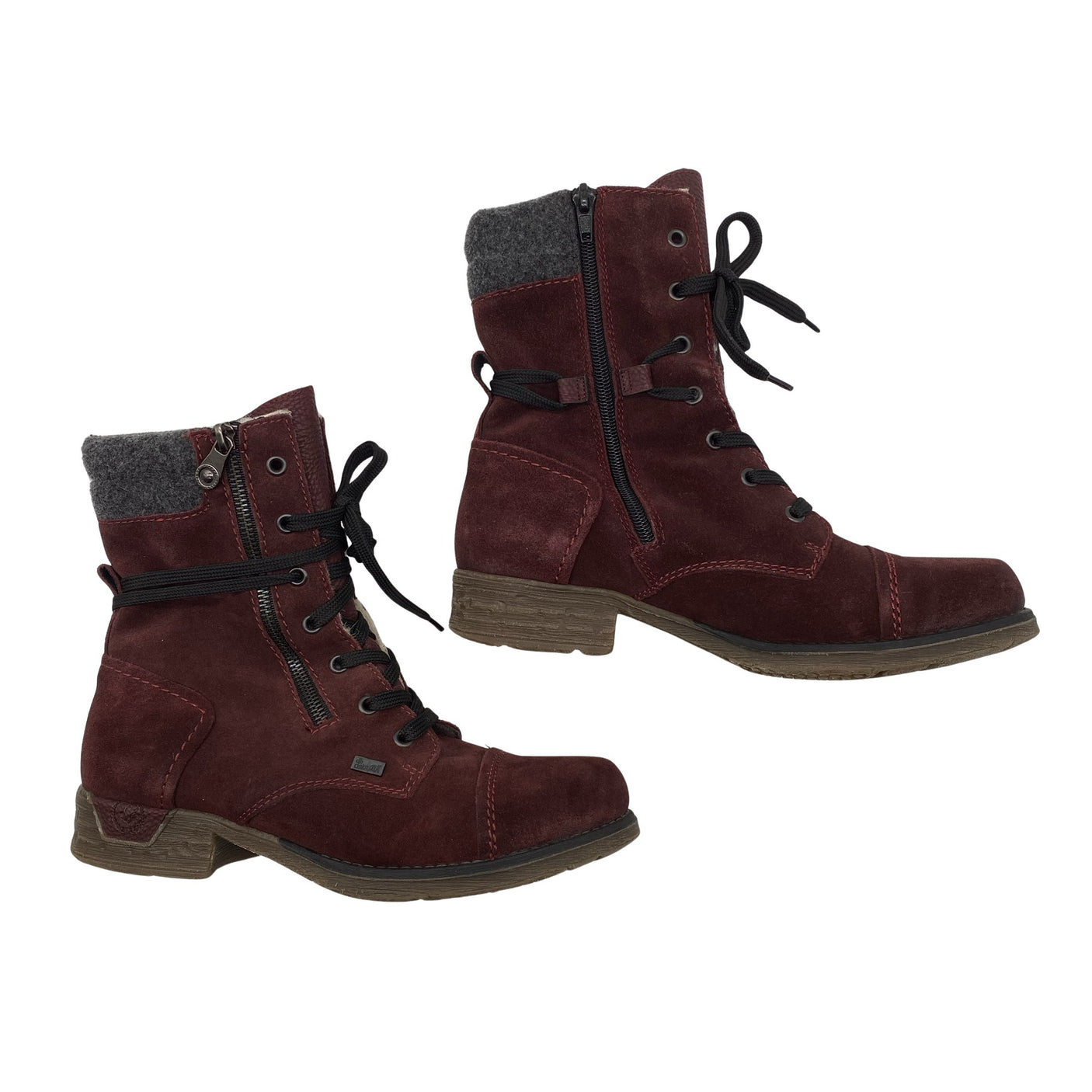 Unisex Rieker - Talvejalanõud, suurus 40 - Veinipunane (1)