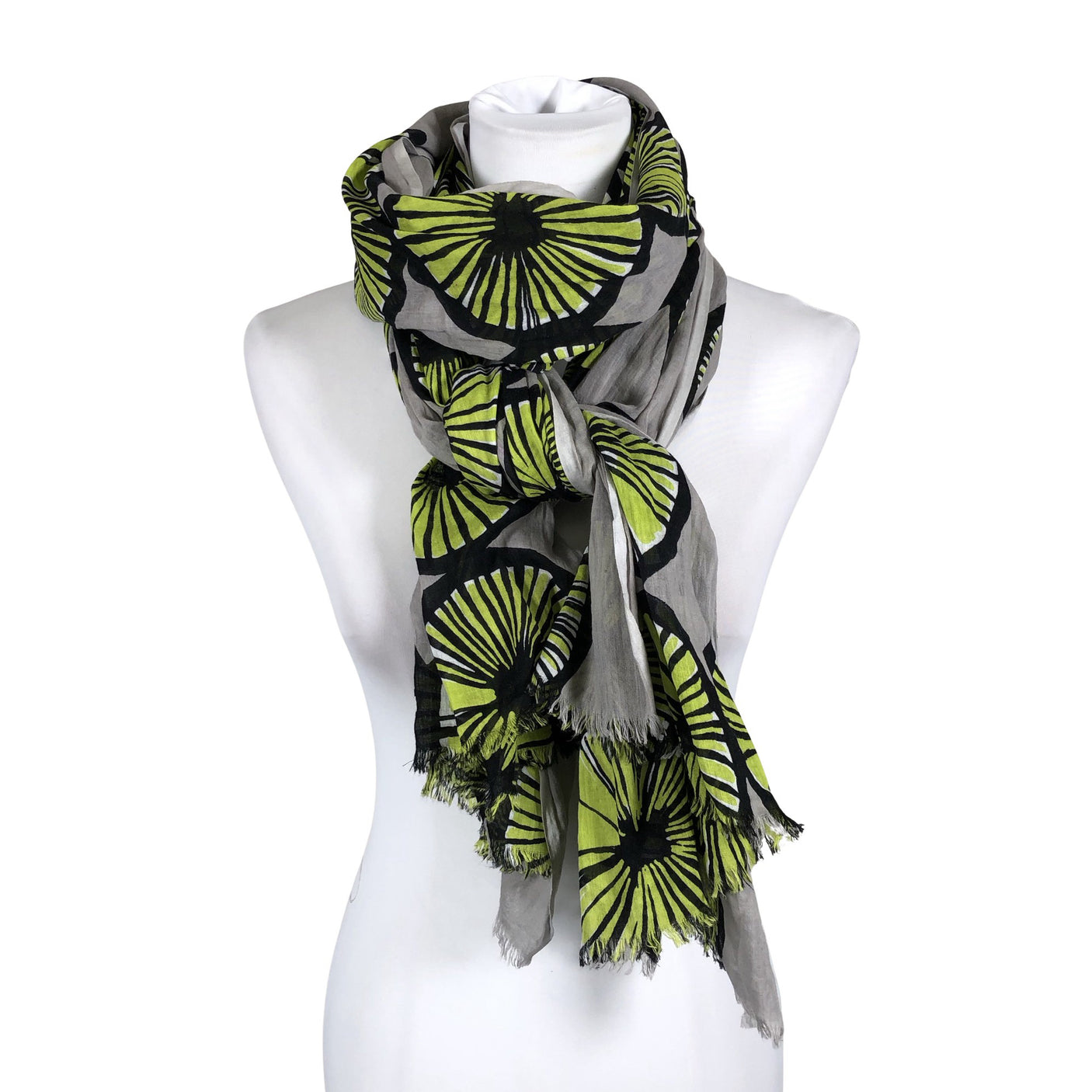 Unisex Handmade - Õhuke sall, suurus Maxi - Hall (2)