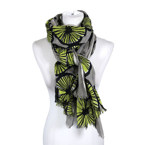 Unisex Handmade - Õhuke sall, suurus Maxi - Hall (2)