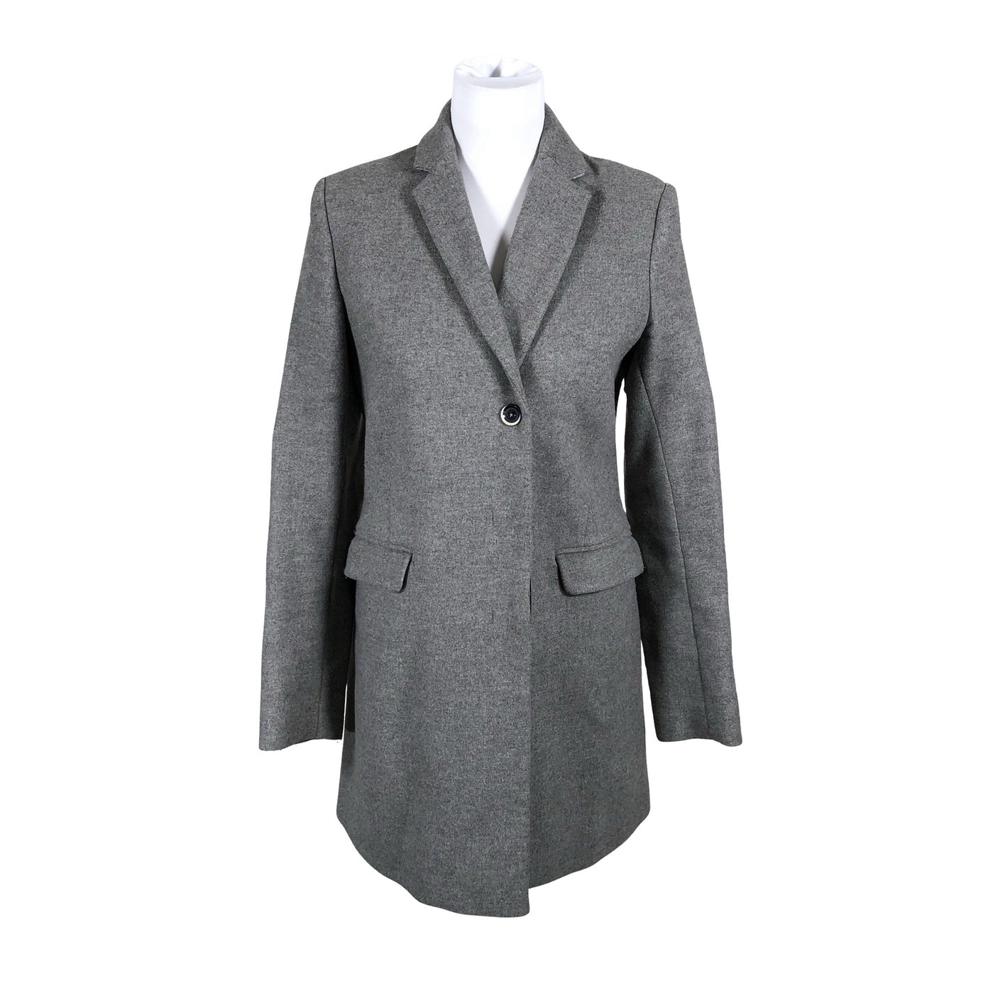 Unisex Turnover - Villane mantel, suurus 38 - Hall (1)