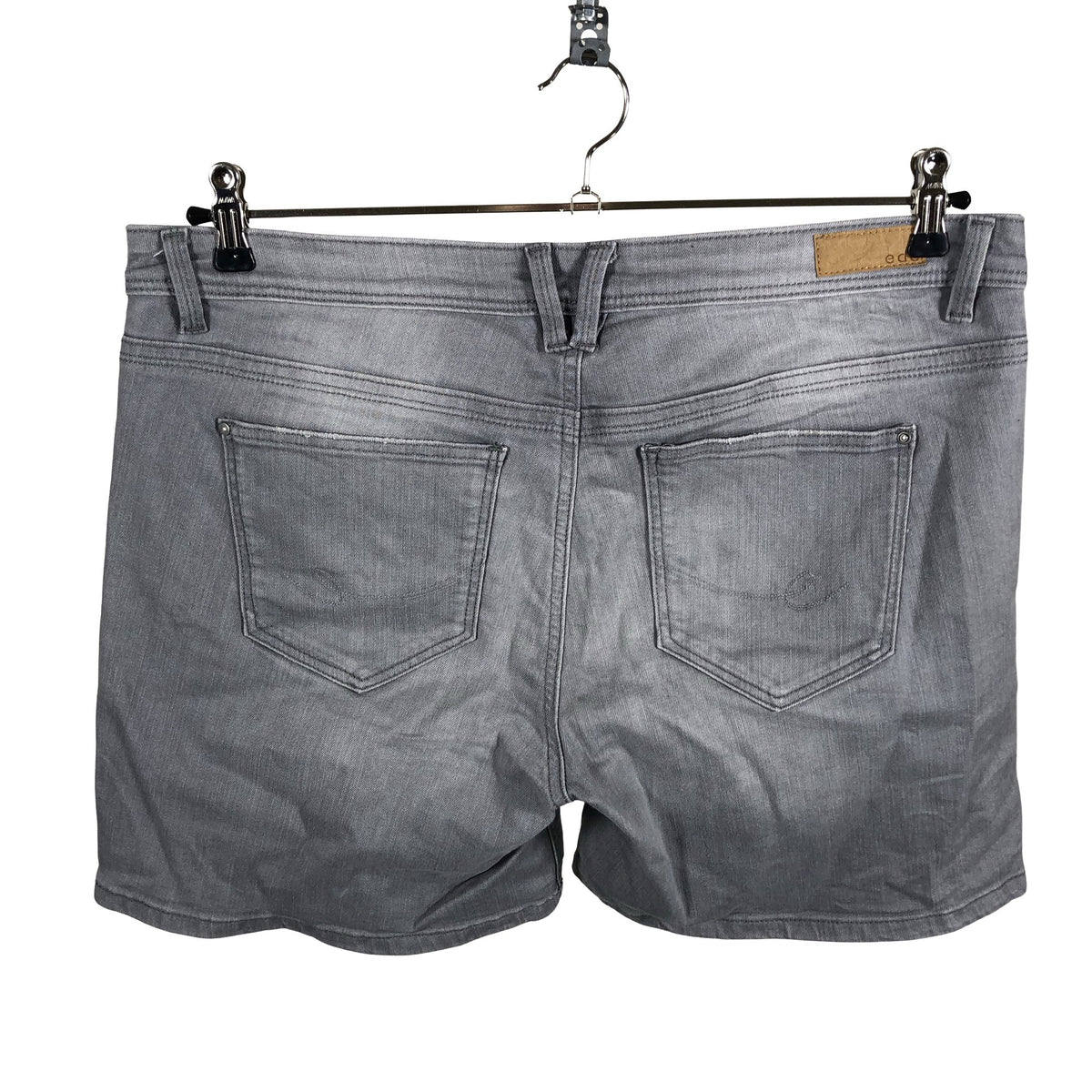 Unisex Esprit - Teksast lühikesed püksid, suurus W33 - Hall (4)
