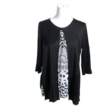 Unisex Desigual - Trikotaažist tuunika, suurus 40 - Must ()