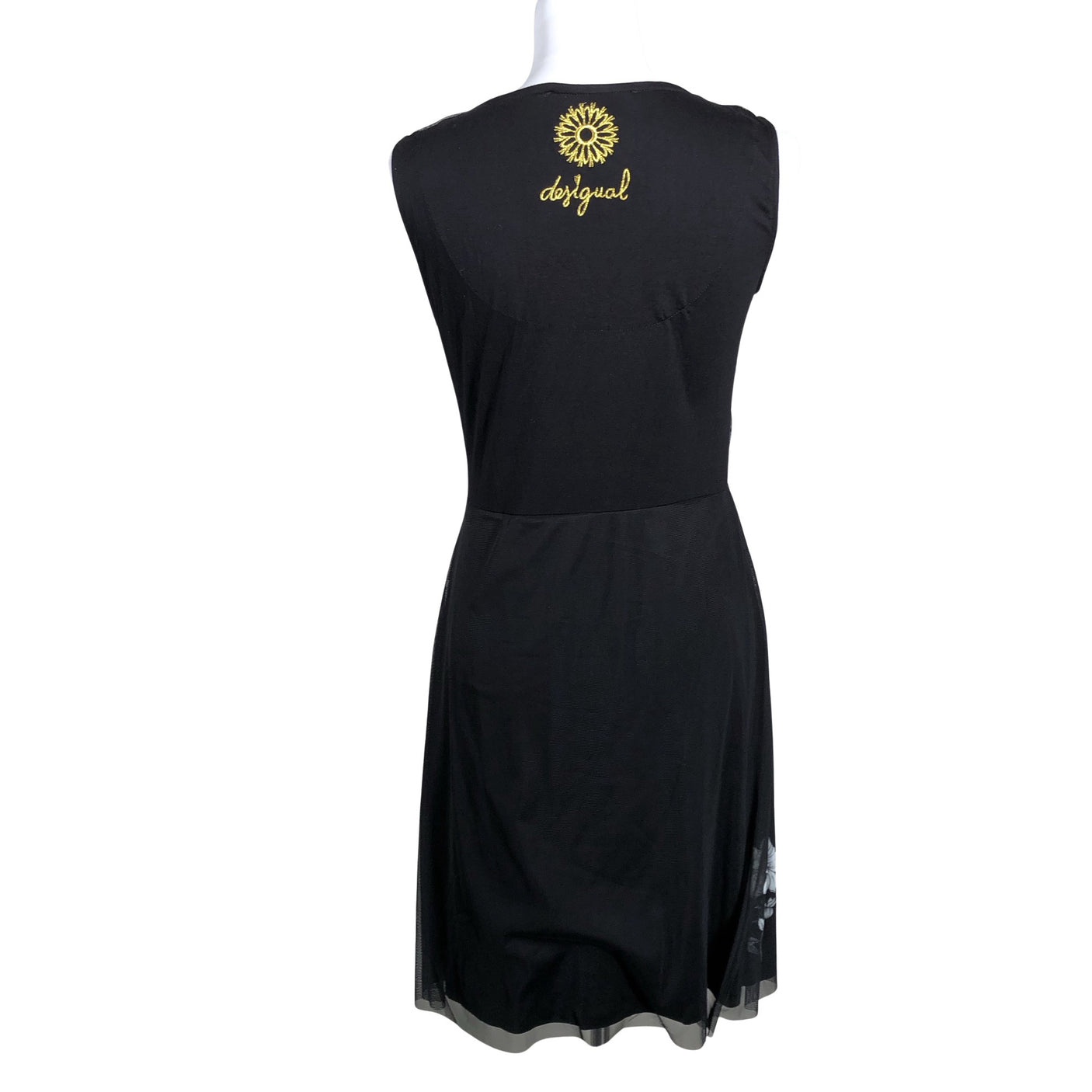 Unisex Desigual - Trikotaažist kleit, suurus 40 - Must (2)