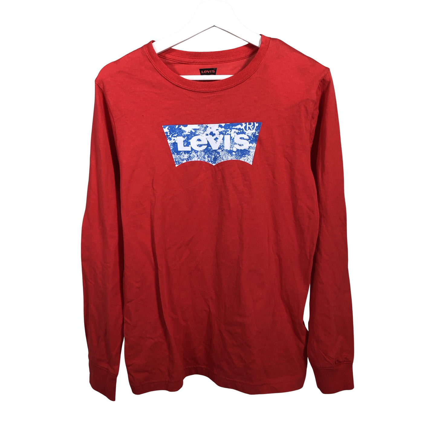 Unisex Levi's - Trikotaažist pluus, suurus 170 - 176 - Punane (1)