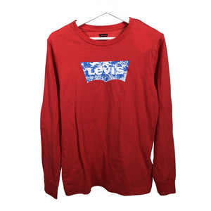 Unisex Levi's - Trikotaažist pluus, suurus 170 - 176 - Punane (1)