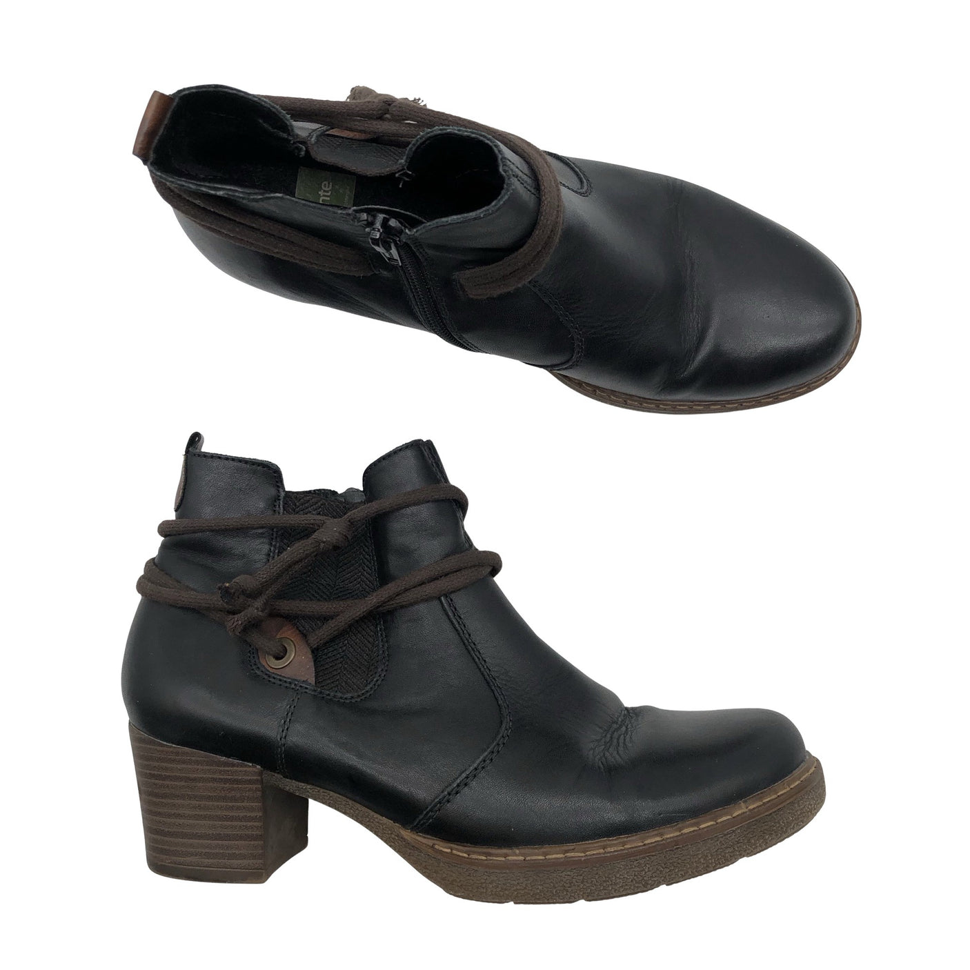 Unisex Remonte - Poolsaapad, suurus 39 - Must (1)