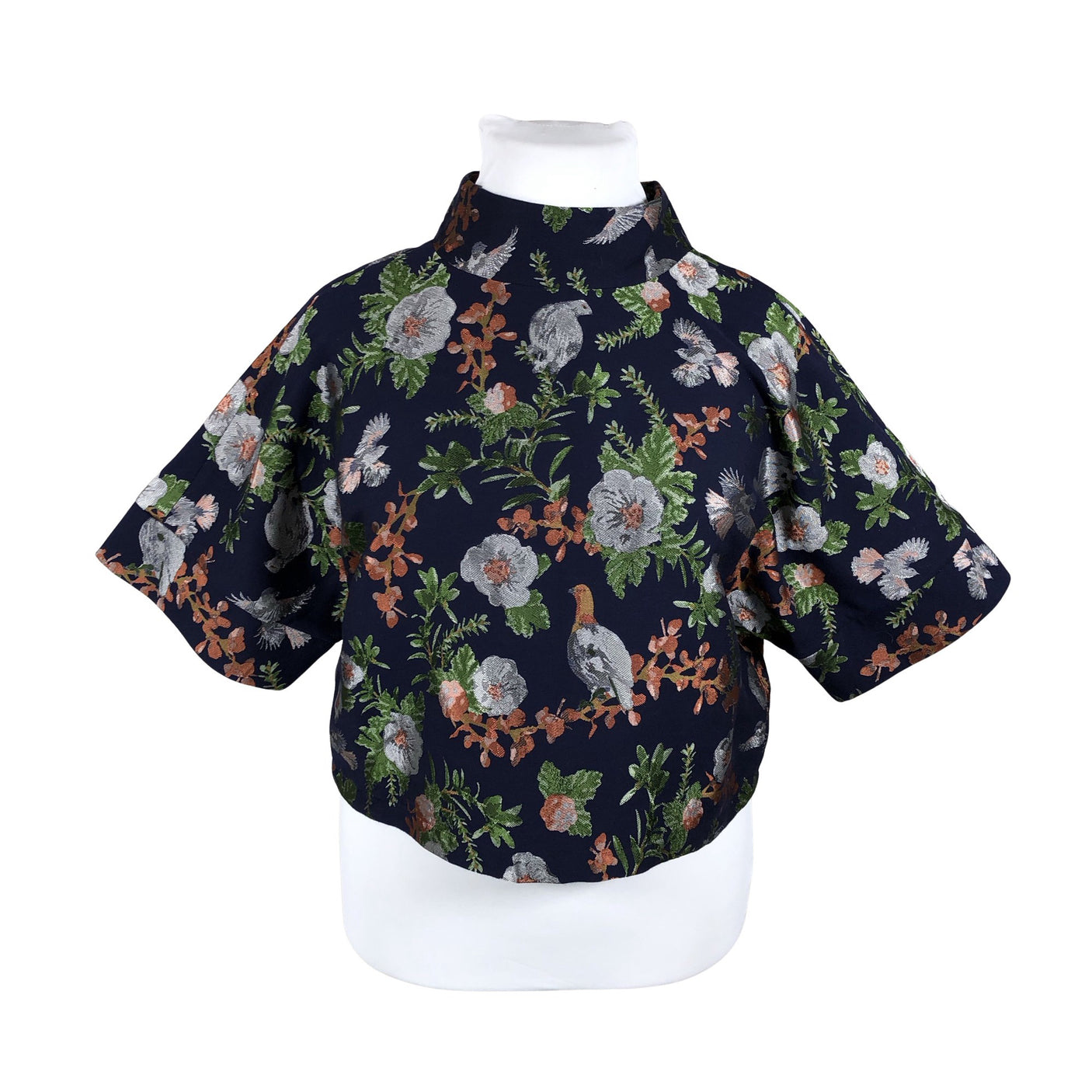 Unisex Hálo - Lühikeste käistega pluus, suurus 44 - Sinine (1)