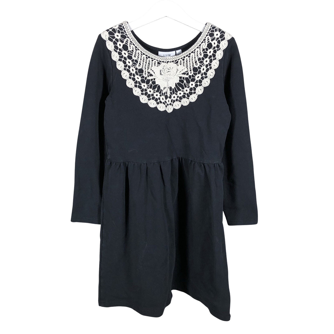 Unisex Lumoan - Trikotaažist kleit, suurus 134 - 140 - Must (2)