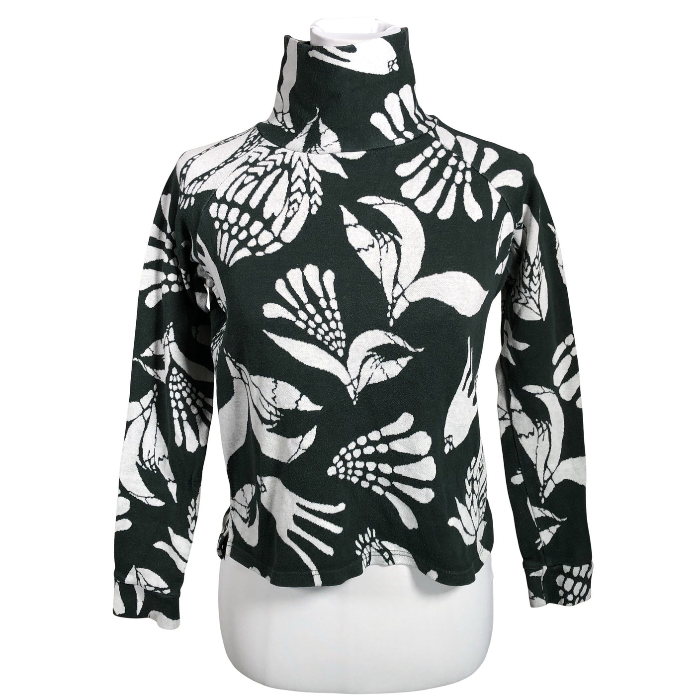 Unisex Nouki - Trikotaažist pluus, suurus 34 - Roheline (1)