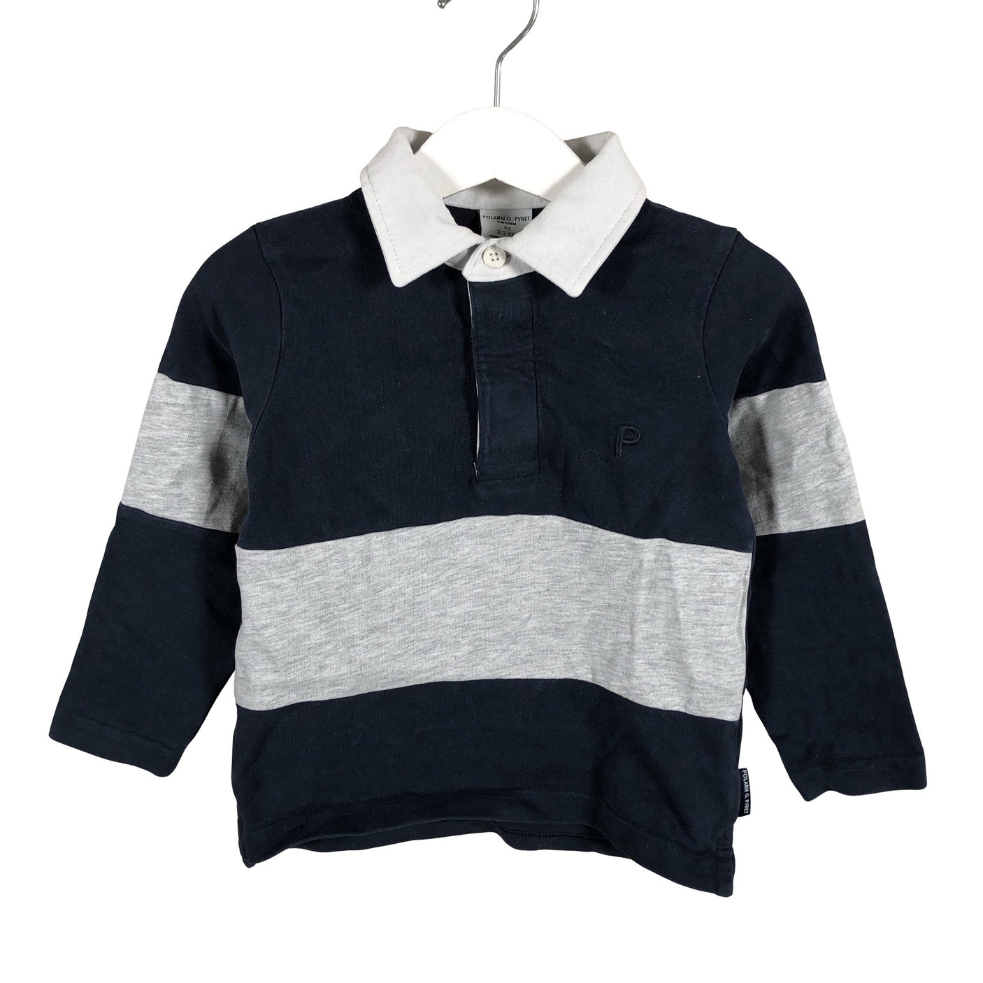 Unisex Polarn O. Pyret - Trikotaažist pluus, suurus 92 - 98 - Sinine (2)