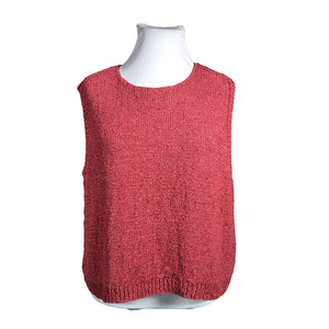 Unisex Handmade - Kootud vest, suurus 46 - Roosa (1)