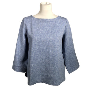 Unisex O.I.S - Trikotaažist pluus, suurus 38 - Sinine (1)