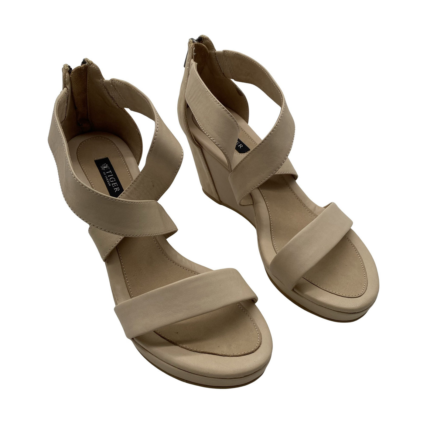 Unisex Tiger of Sweden - Kiilkontsaga rihmikud, suurus 40 - Beige (2)