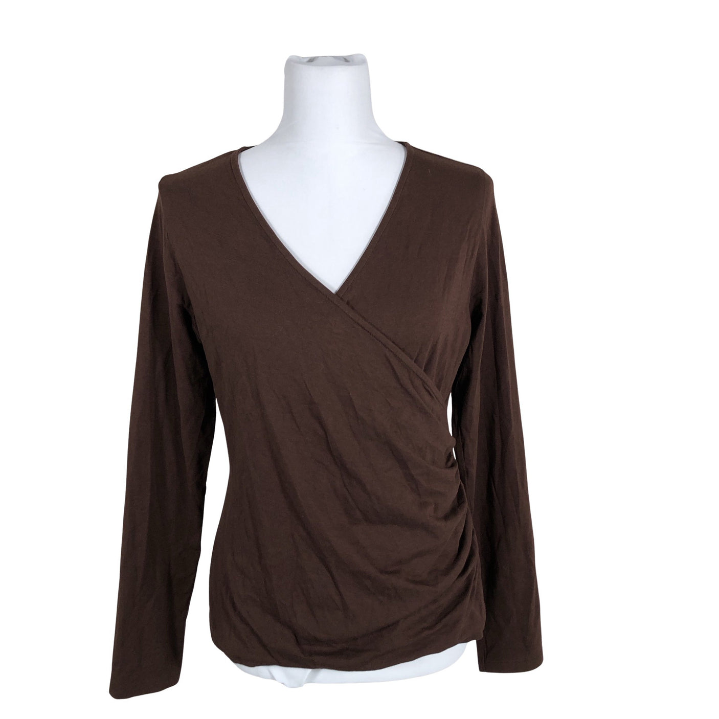 Unisex Nanso - Trikotaažist pluus, suurus 40 - Pruun (1)