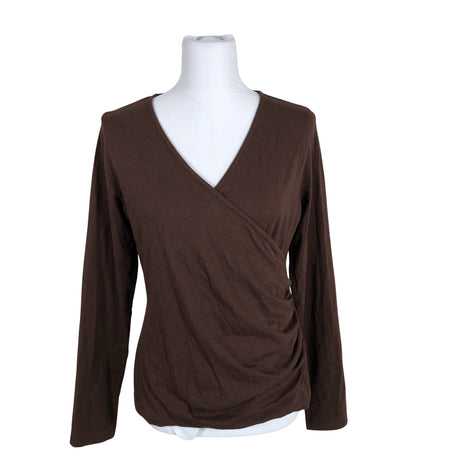 Unisex Nanso - Trikotaažist pluus, suurus 40 - Pruun ()