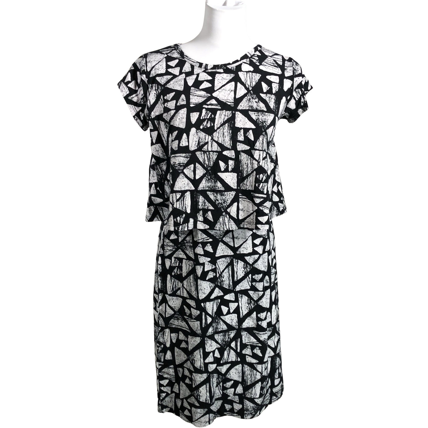 Unisex Nouki - Trikotaažist kleit, suurus 38 - Must (1)