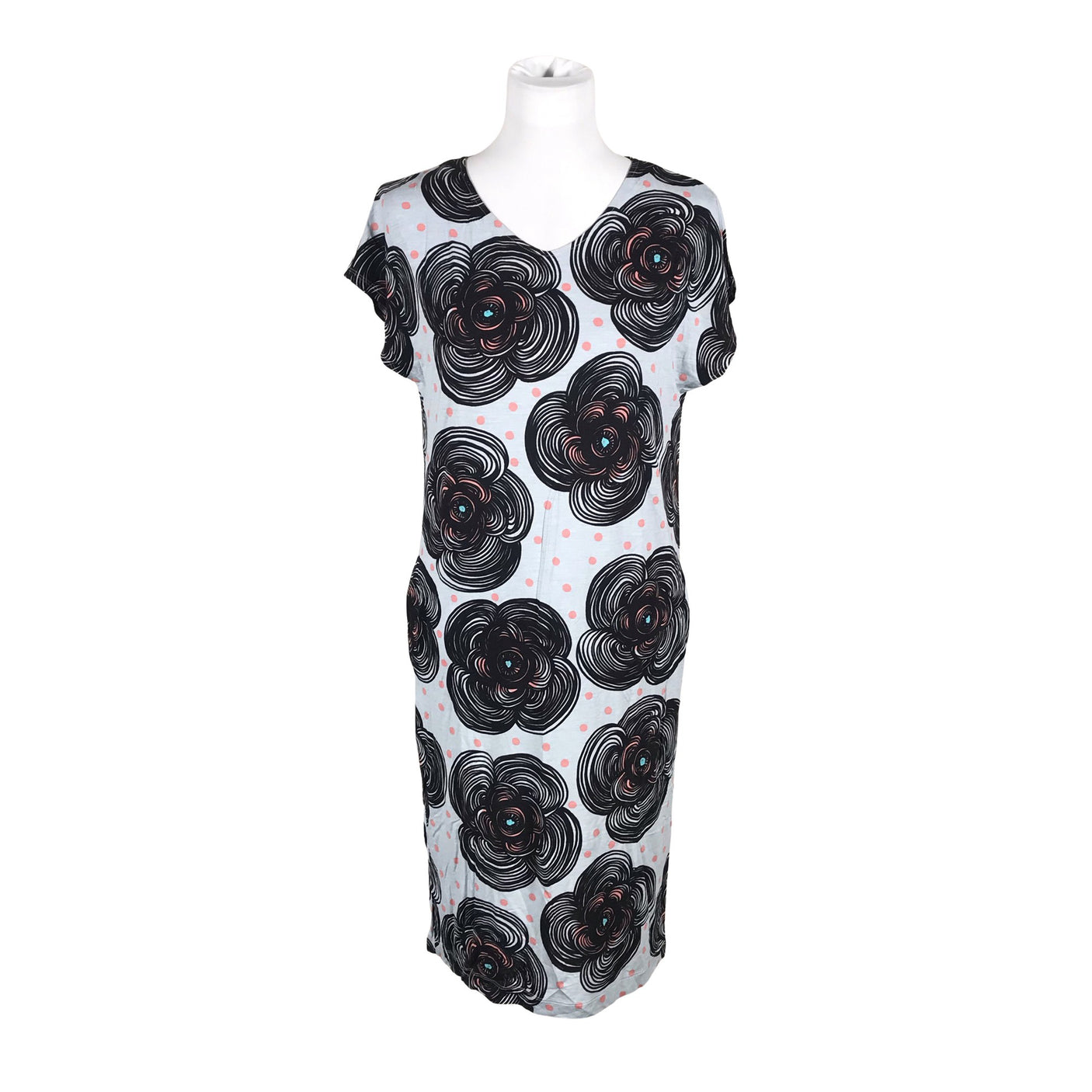 Unisex Marimekko - Trikotaažist kleit, suurus 36 - Helesinine (1)