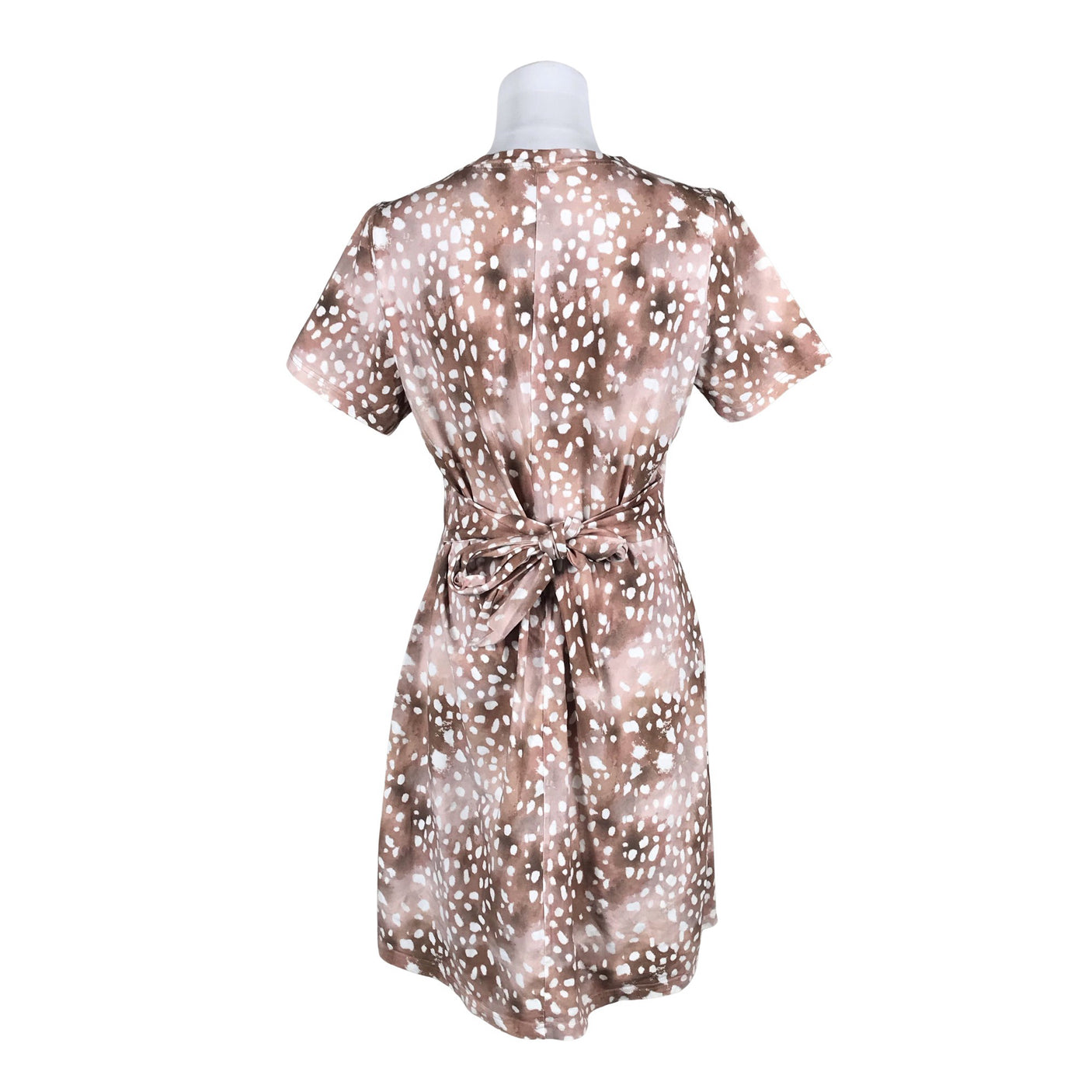 Unisex Kaiko - Trikotaažist kleit, suurus 38 - Beige (2)