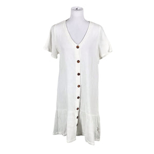 Unisex Kaiko - Mitteveniv kleit, suurus 38 - Valge (1)