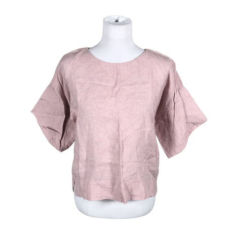 Unisex Nouki - Lühikeste käistega pluus, suurus 36 - Heleroosa ()