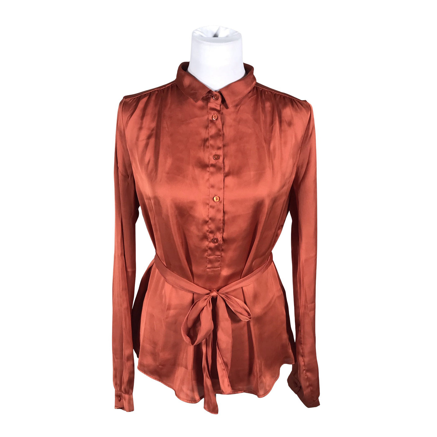 Unisex Sisley - Pluus, suurus 38 - Oranž (1)