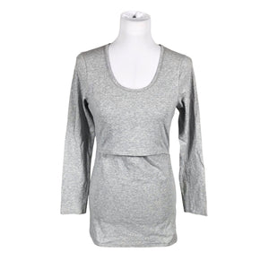 Unisex Boob - Trikotaažist pluus, suurus 38 - Hall (1)