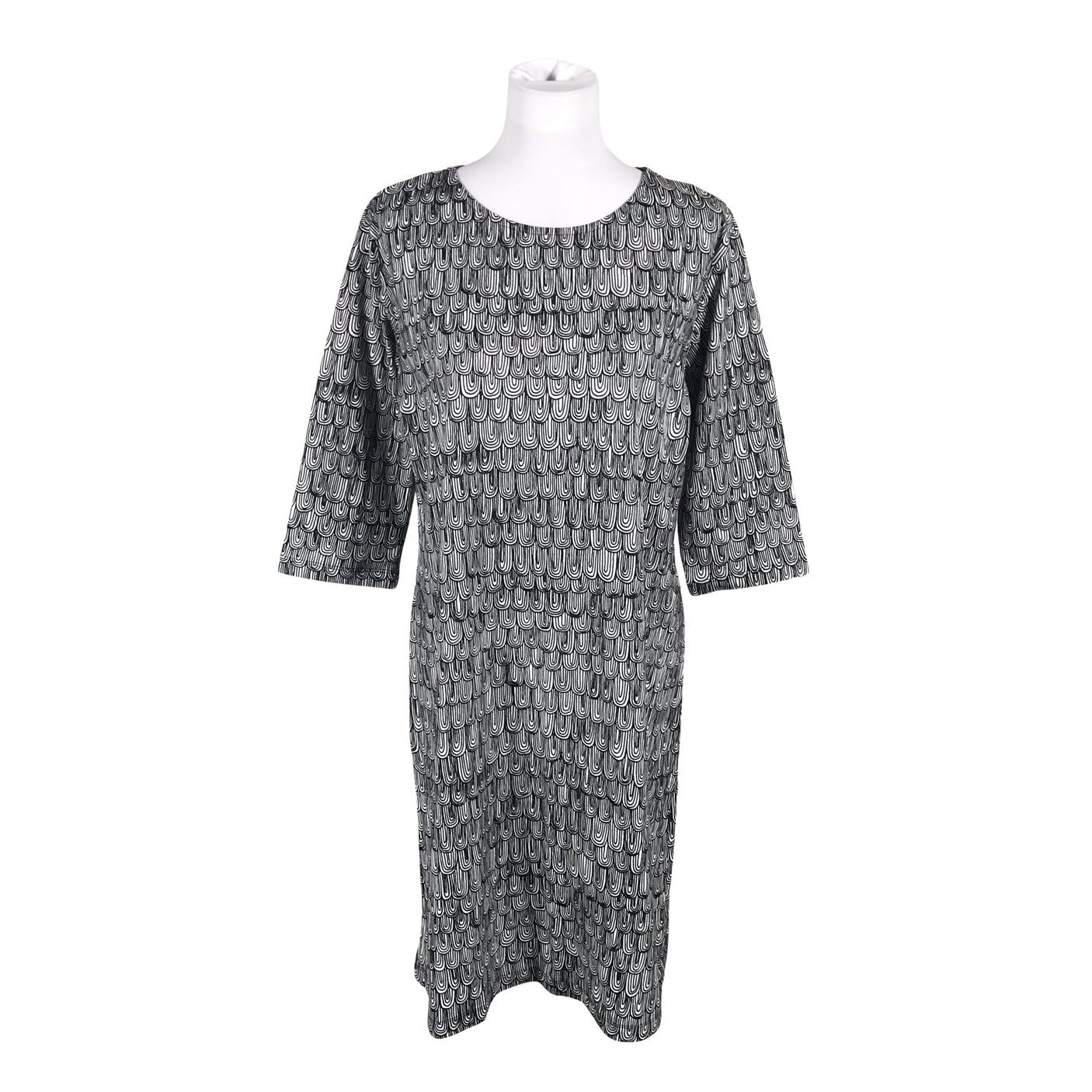 Unisex Marimekko - Trikotaažist kleit, suurus 40 - Valge (2)