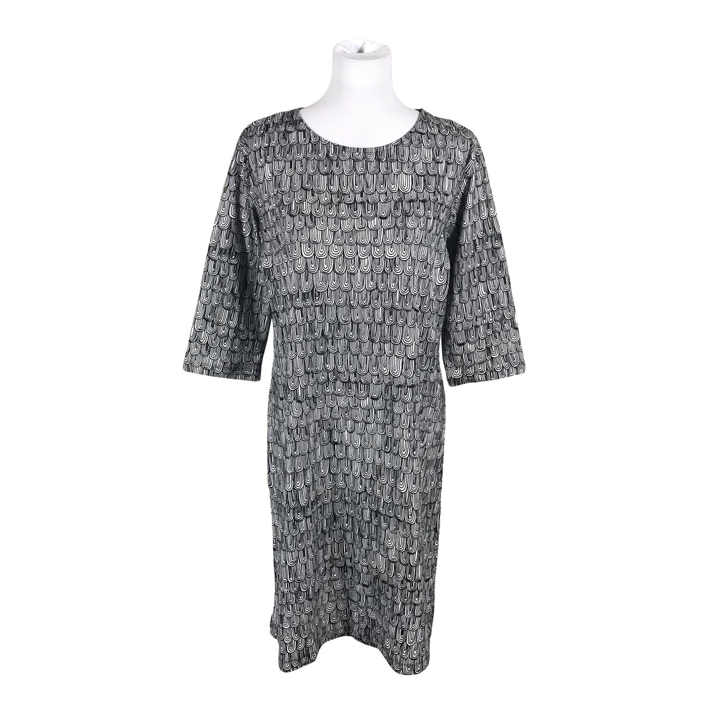 Unisex Marimekko - Trikotaažist kleit, suurus 40 - Valge (1)