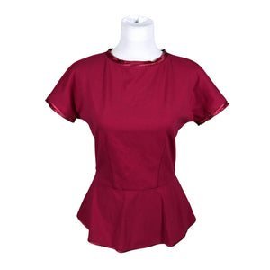 Unisex MaxMara Studio - Lühikeste käistega pluus, suurus 40 - Roosa (1)
