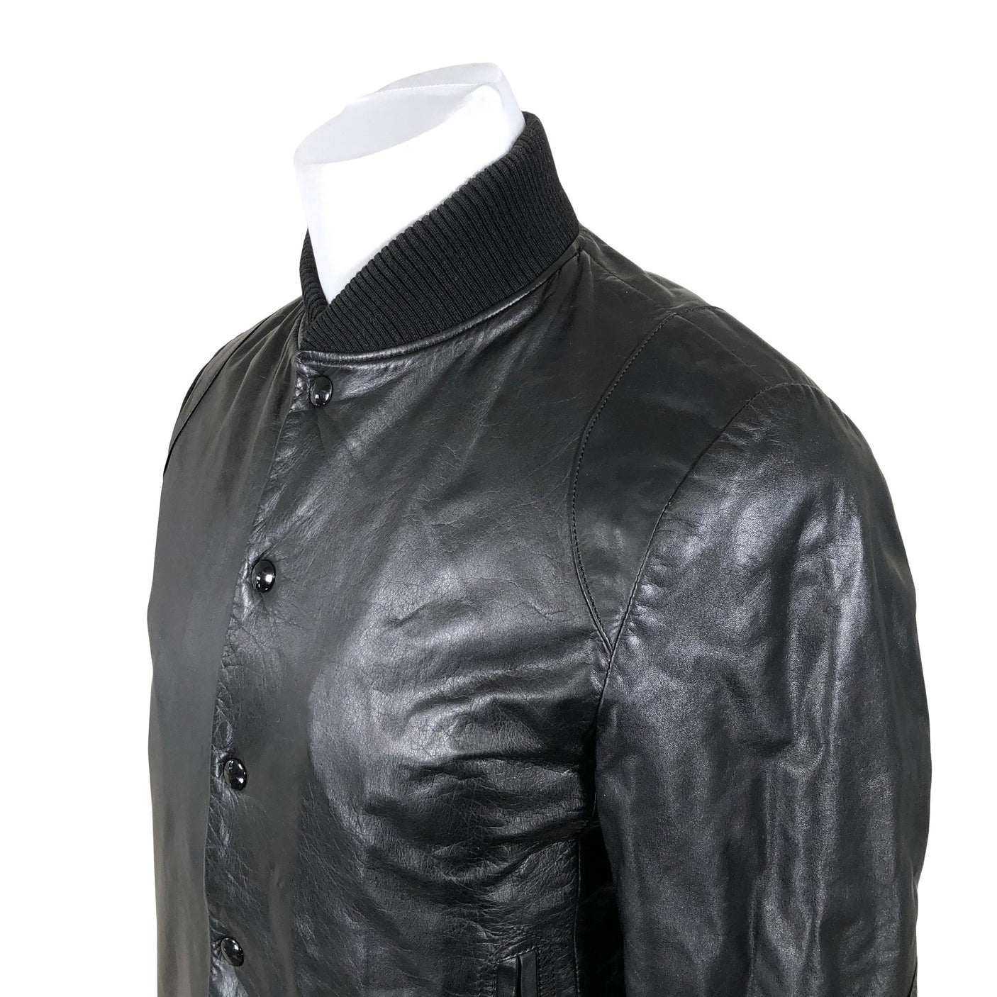 Unisex Filippa K. - Nahktagi, suurus S - Must (2)