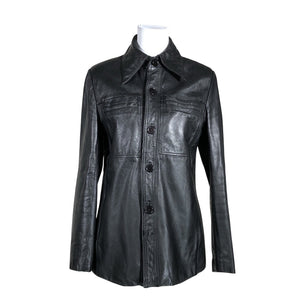 Unisex Handmade - Nahktagi, suurus 40 - Must (1)
