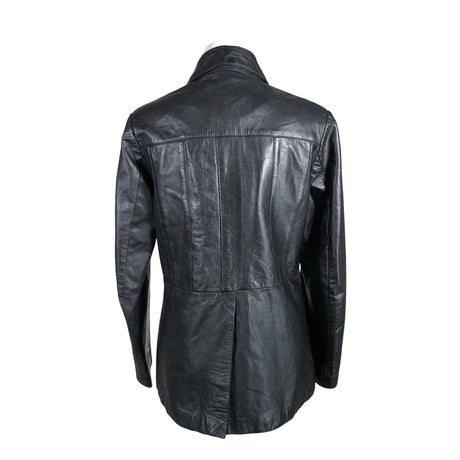 Unisex Handmade - Nahktagi, suurus 40 - Must (2)
