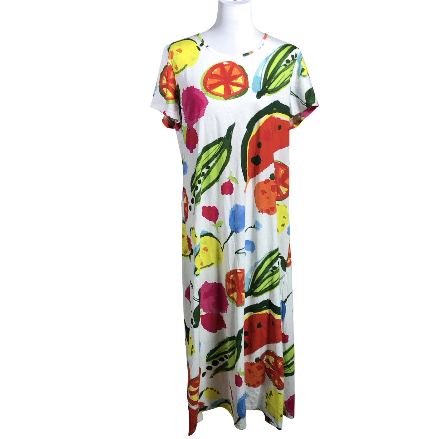Unisex Nanso - Trikotaažist kleit, suurus 40 - Valge (1)