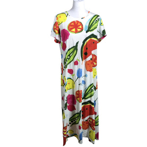 Unisex Nanso - Trikotaažist kleit, suurus 40 - Valge (1)