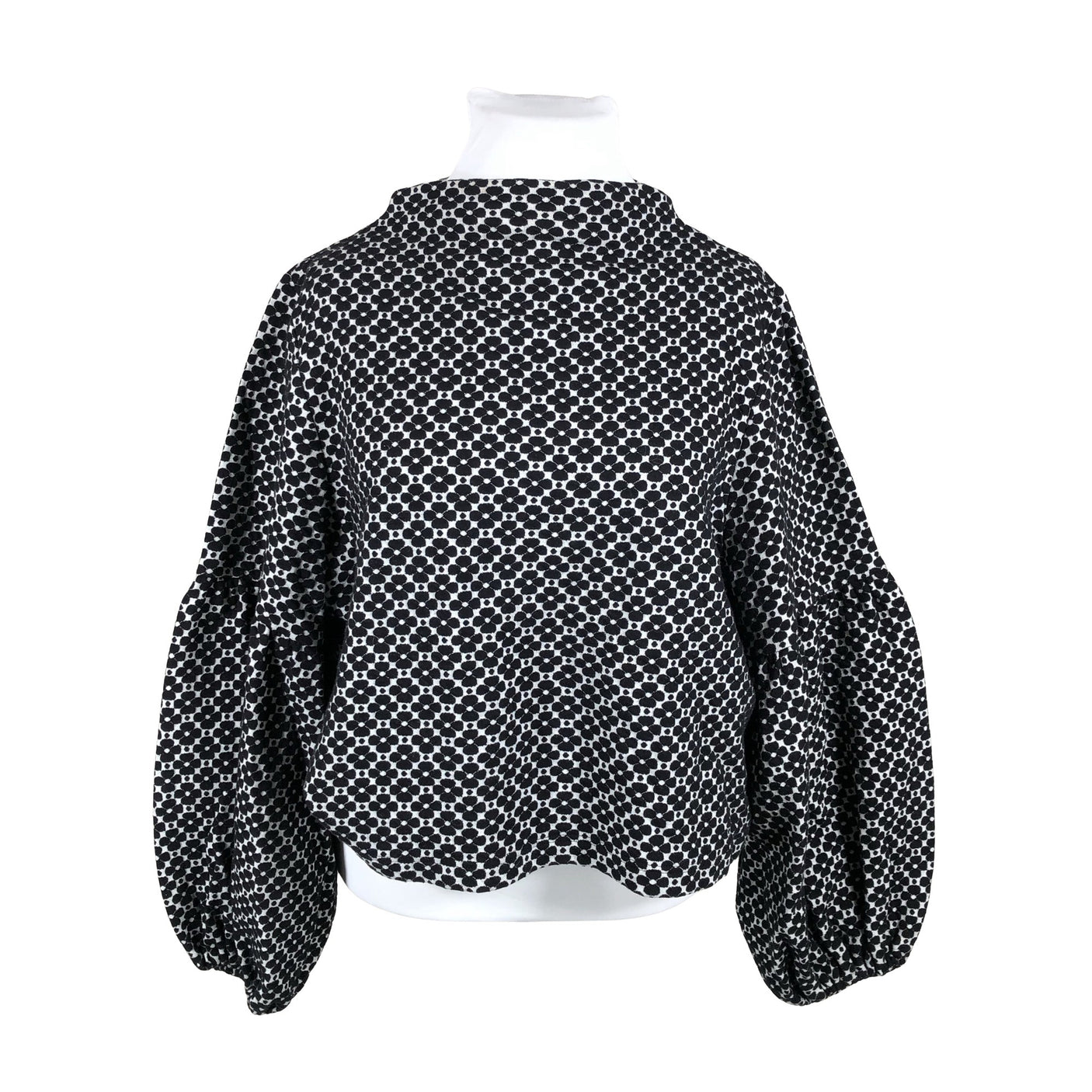 Unisex Nouki - Trikotaažist pluus, suurus 46 - Must (1)