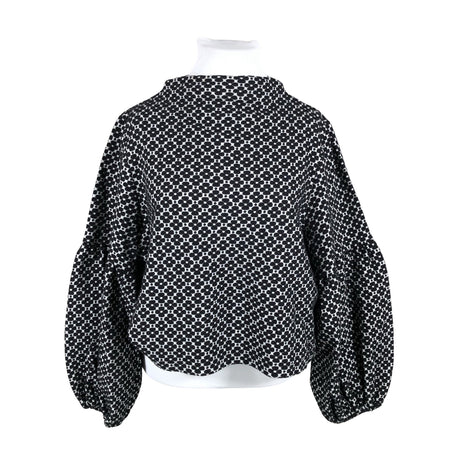 Unisex Nouki - Trikotaažist pluus, suurus 46 - Must ()