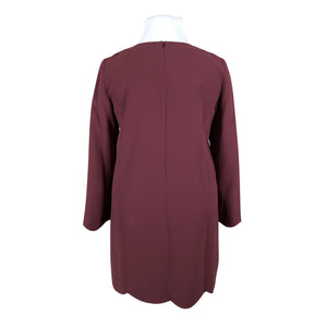 Unisex Tara Jarmon - Mitteveniv kleit, suurus 42 - Veinipunane (3)
