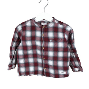 Unisex Newbie - Flanellsärk, suurus 80 - 86 - Punane (1)