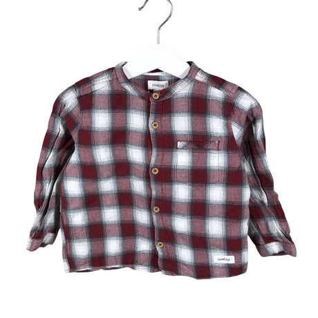 Unisex Newbie - Flanellsärk, suurus 80 - 86 - Punane ()