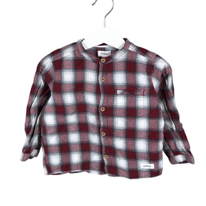 Unisex Newbie - Flanellsärk, suurus 80 - 86 - Punane (2)