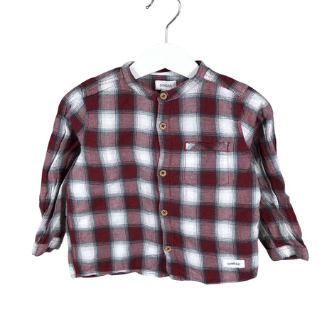 Unisex Newbie - Flanellsärk, suurus 80 - 86 - Punane (2)