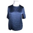 Unisex Gustav - Lühikeste käistega pluus, suurus 42 - Sinine ()