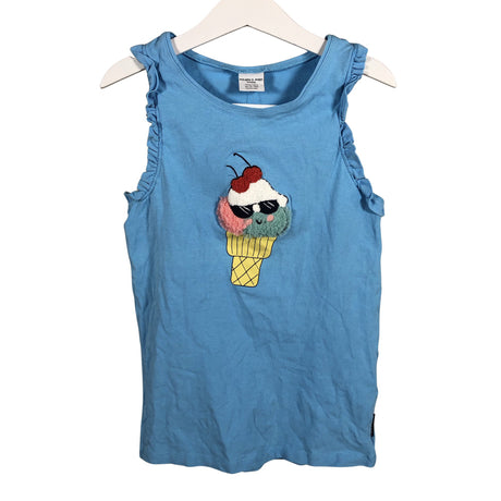 Unisex Polarn O. Pyret - Trikotaažist topp, suurus 146 - 152 - Sinine (2)