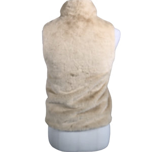 Unisex Cache Cache - Kunstkarusnahast vest, suurus 34 - Beige (2)