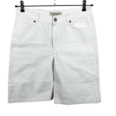 Unisex Nanso - Teksast lühikesed püksid, suurus 36 - Valge ()