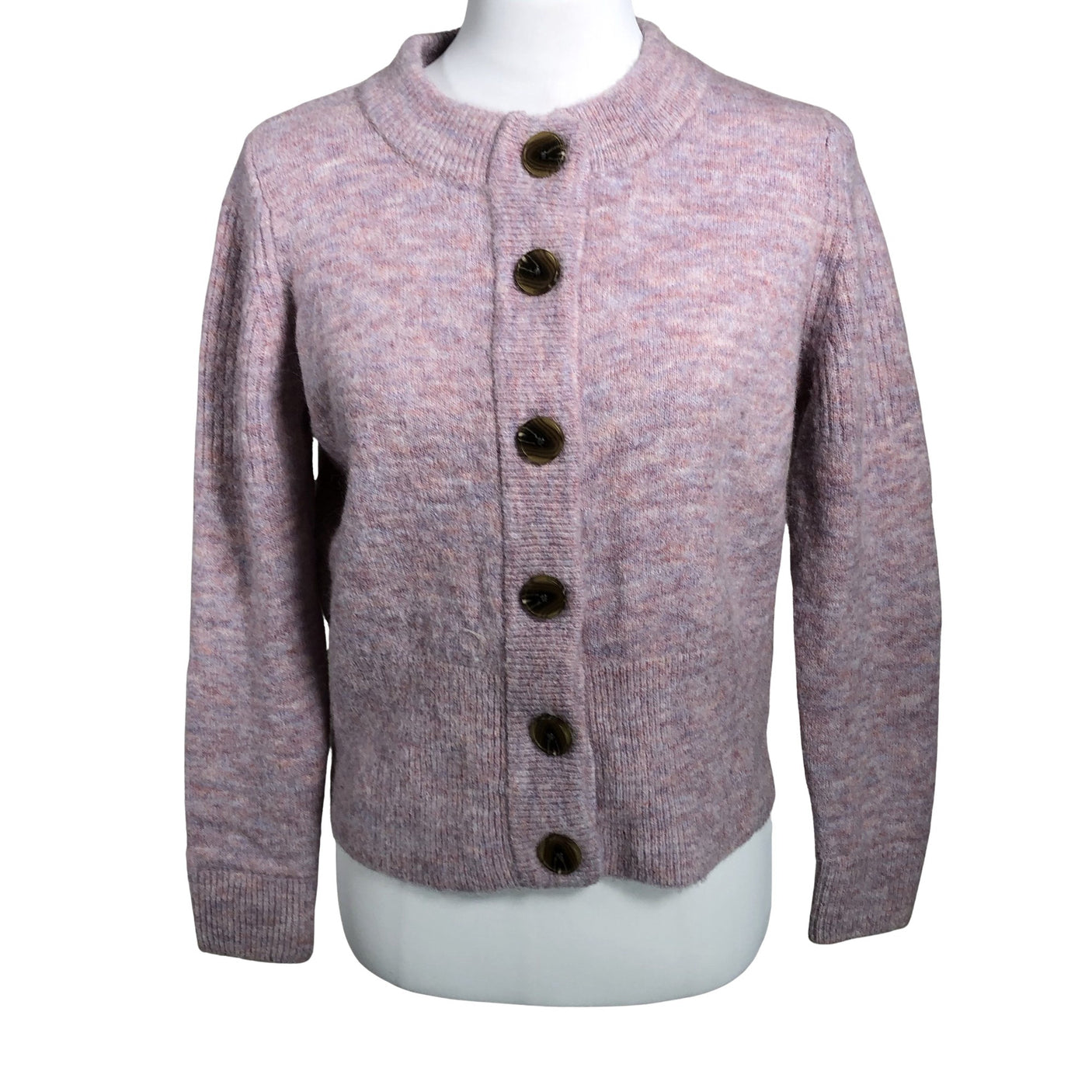 Unisex Selected - Kardigan, suurus 38 - Heleroosa (1)