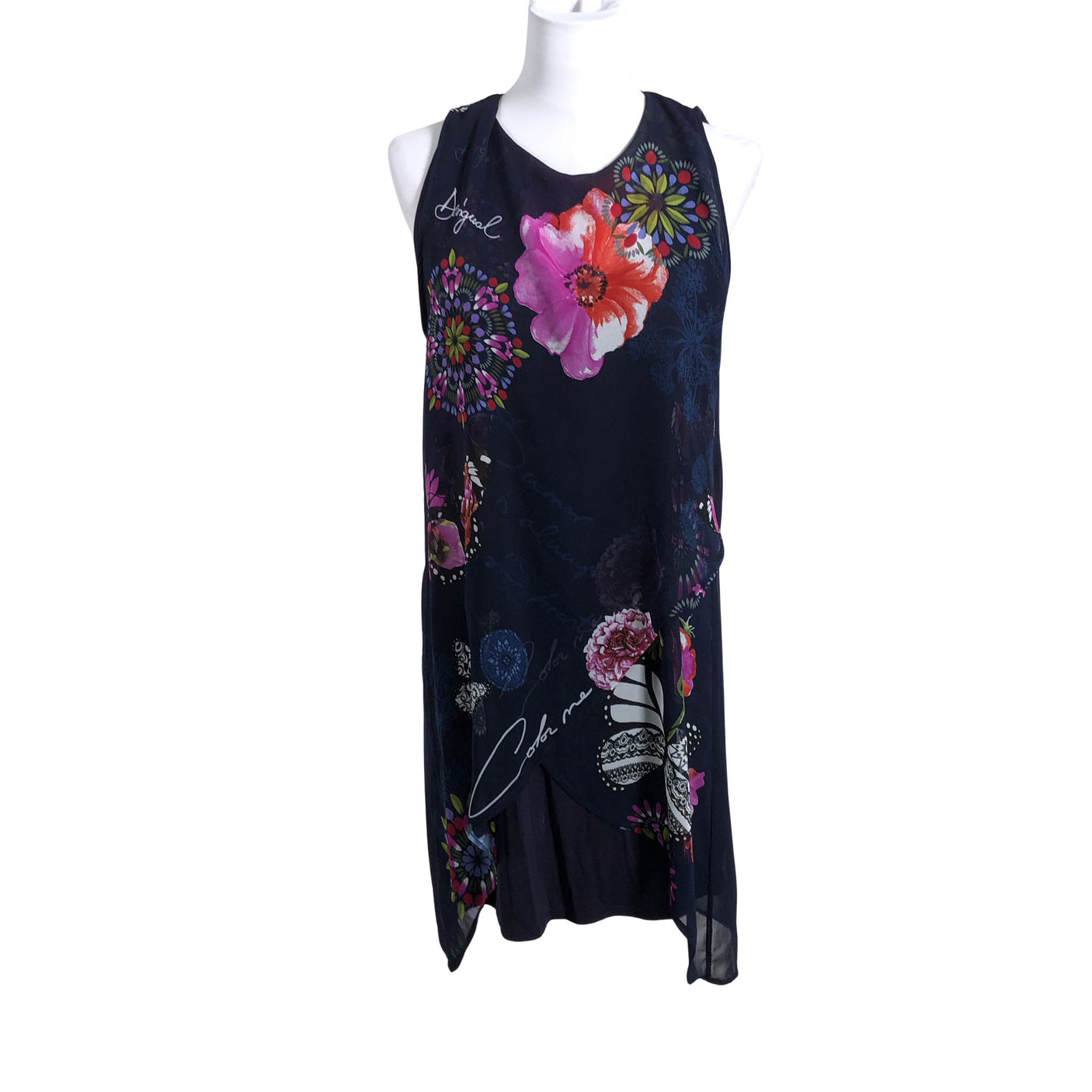 Unisex Desigual - Õhuke kleit, suurus 40 - Lilla (1)