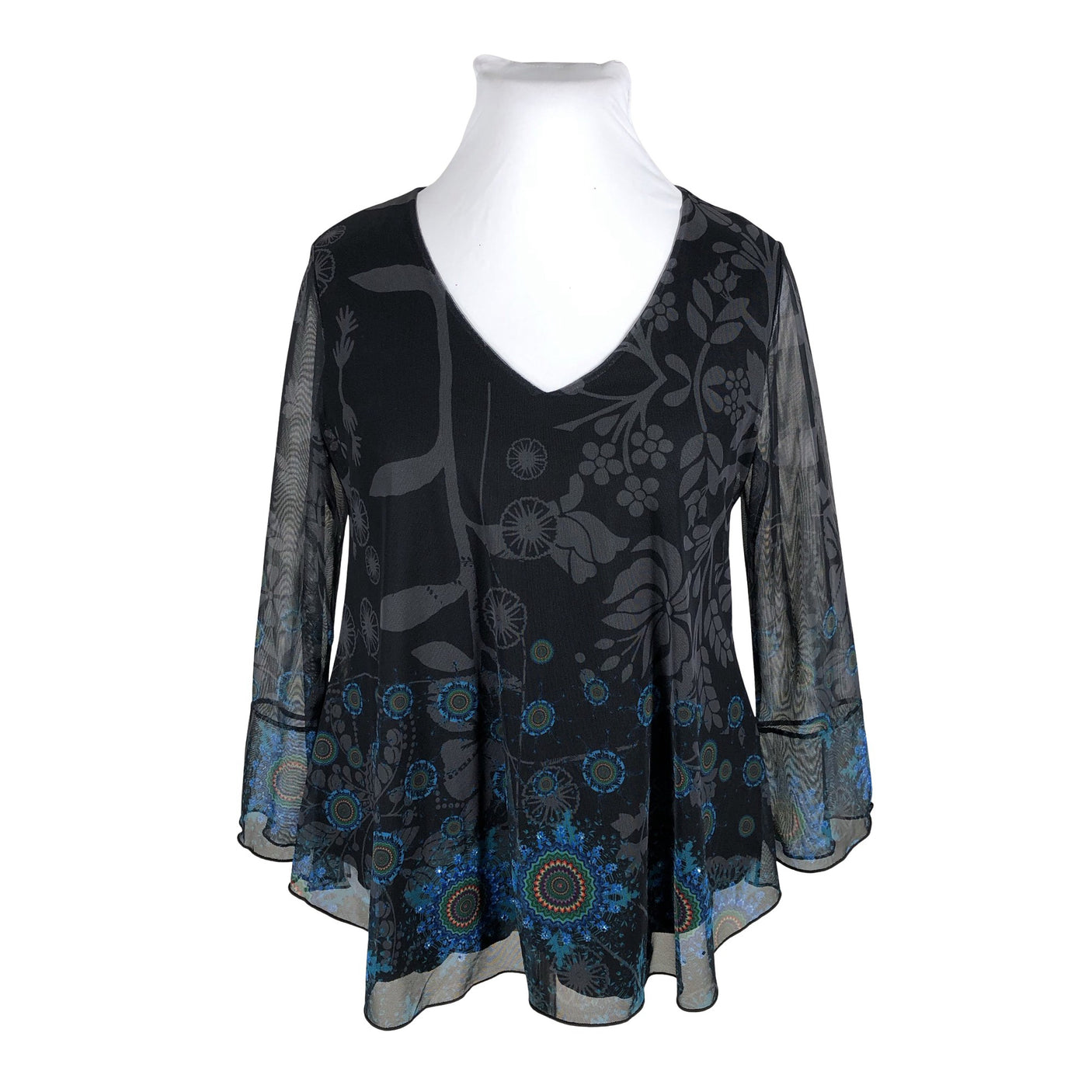 Unisex Desigual - Pluus, suurus 42 - Hall (1)