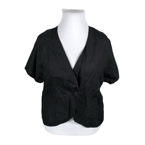 Unisex Marimekko - Lühikeste käistega pluus, suurus 42 - Must (1)